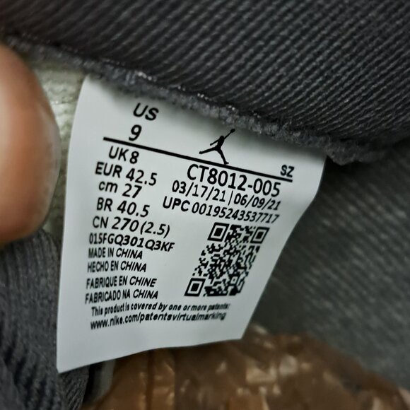 %Size 9 Nike Air Jordan 11 Retro Cool Grey 2021 Men AJ18 main image 4